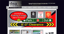 Desktop Screenshot of dnasigns.com